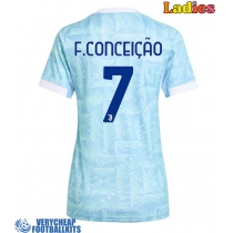 Juventus Francisco Conceicao #7 Replica Away Shirt Ladies 2025-26 Short Sleeve